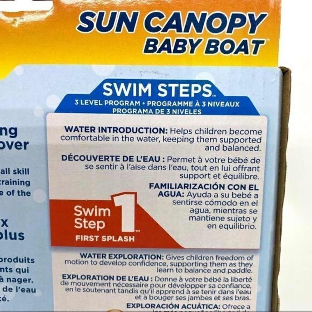 Sun Canopy Baby Boat Inflatable Float NEW - Picture 8 of 10